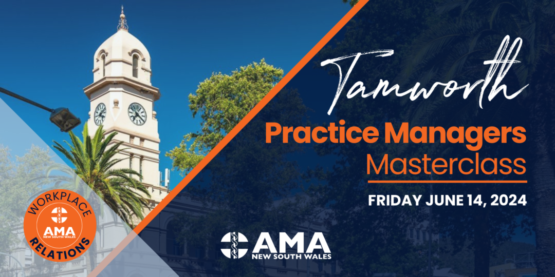 AMA (NSW) Practice Managers Masterclass Tamworth